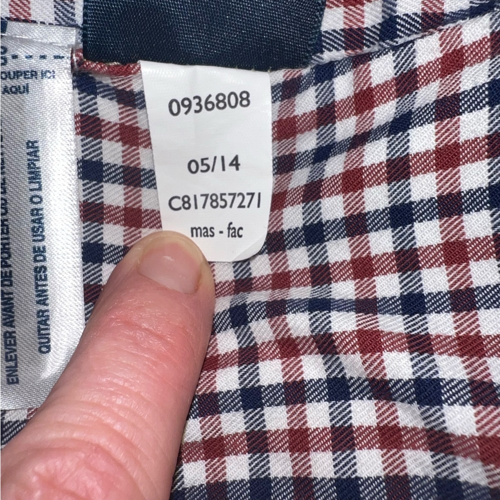 Tommy Hilfiger Tan Plaid Lined Zippered Collared Jacket  XXL - Picture 7 of 10